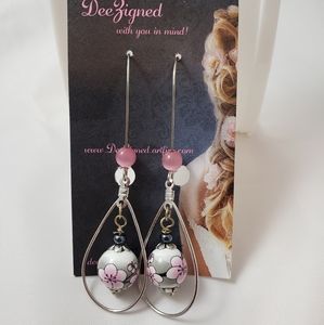 Cherry Blossom Dangle Earrings